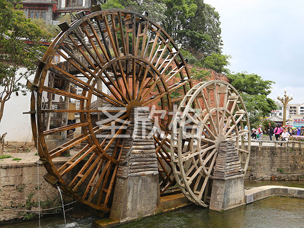 景觀水車