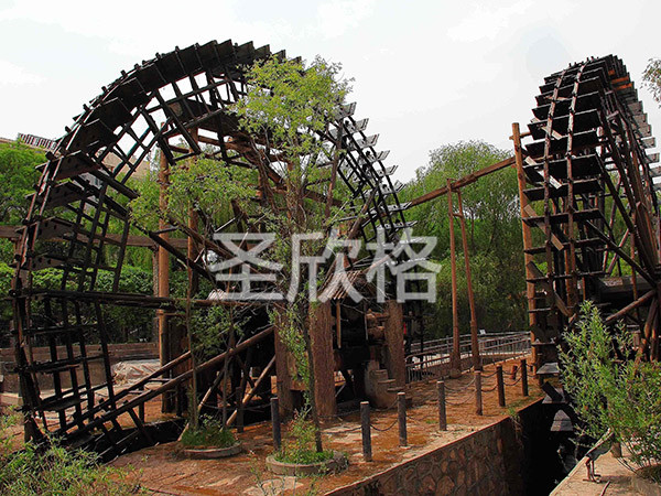 景觀水車