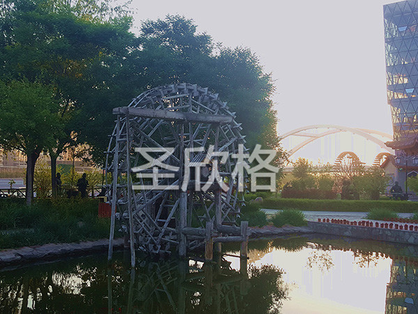 景觀水車