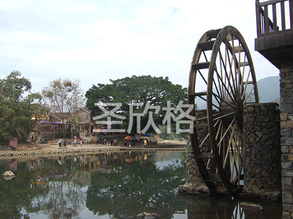 景觀水車